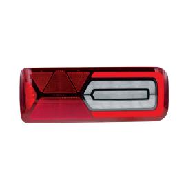 Rear lamp LED GLOWING Right 24V, additional conns, triangle BLACK EDITION